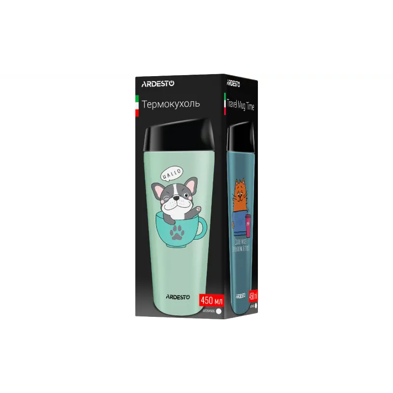 كوب حراري Ardesto Coffee Time, Green (AR2645DG)