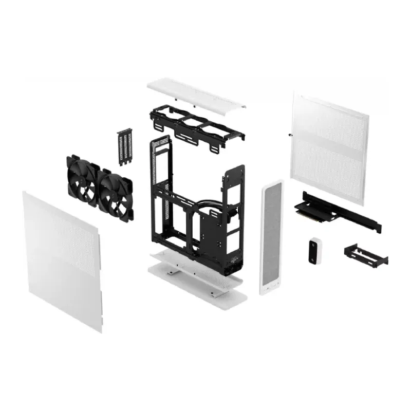 Θήκη υπολογιστή Fractal Design, White (FD-C-RID1N-12)