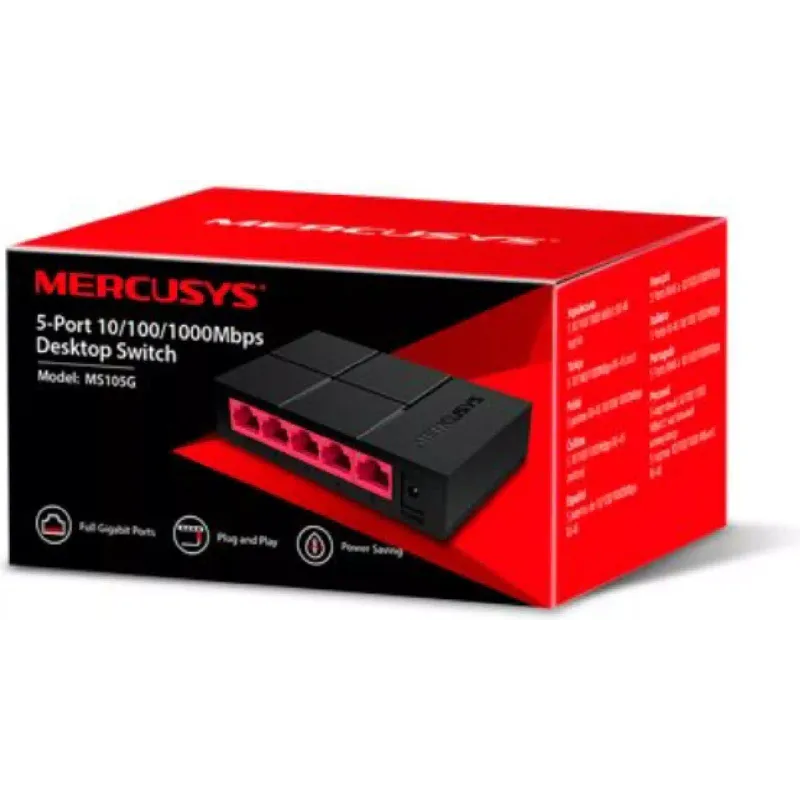 Комутатор Mercusys  (MS105G)