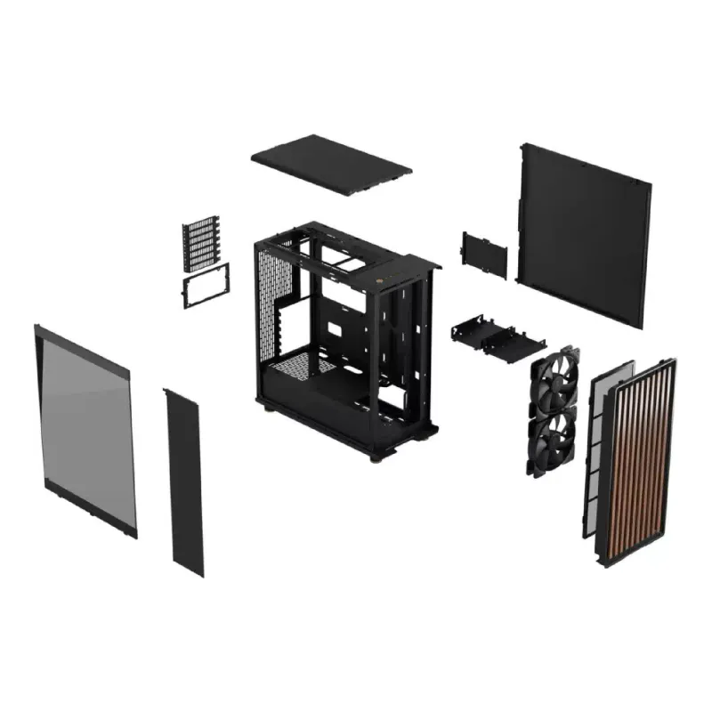 Кутия за компютър Fractal Design, Black (FD-C-NOR1C-02)