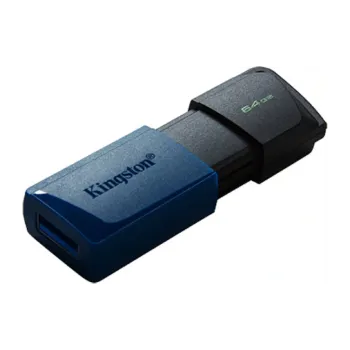 Накопичувач USB Kingston (DTXM/64GB-2P), USB 3.2 G1, Black/Blue