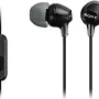 Fones de ouvido Sony MDR-EX15AP, Black (MDREX15APB.CE7)