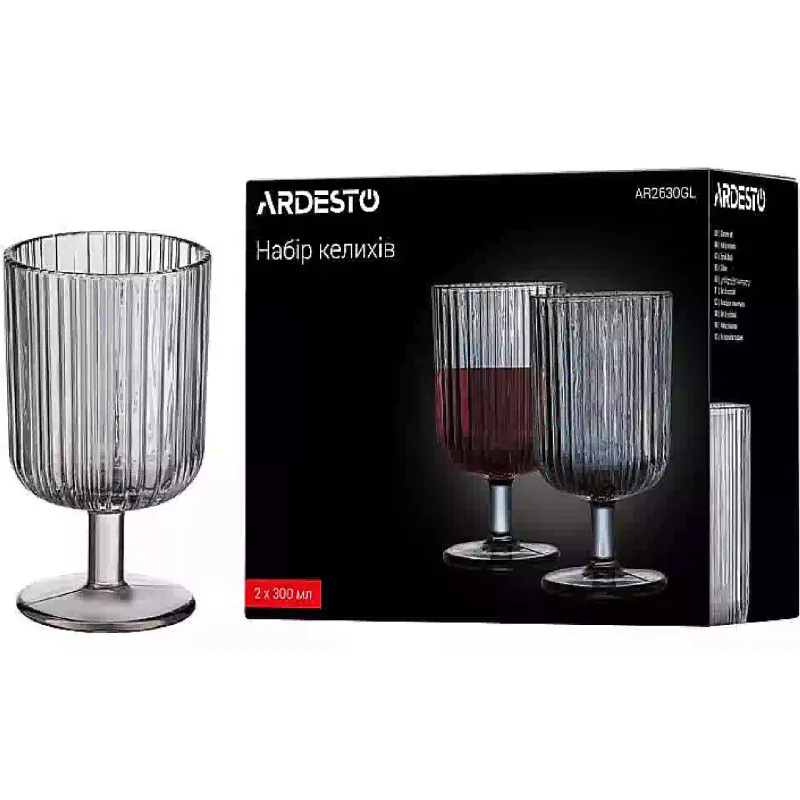 Стъкло Ardesto Graphite, Gray (AR2630GL)