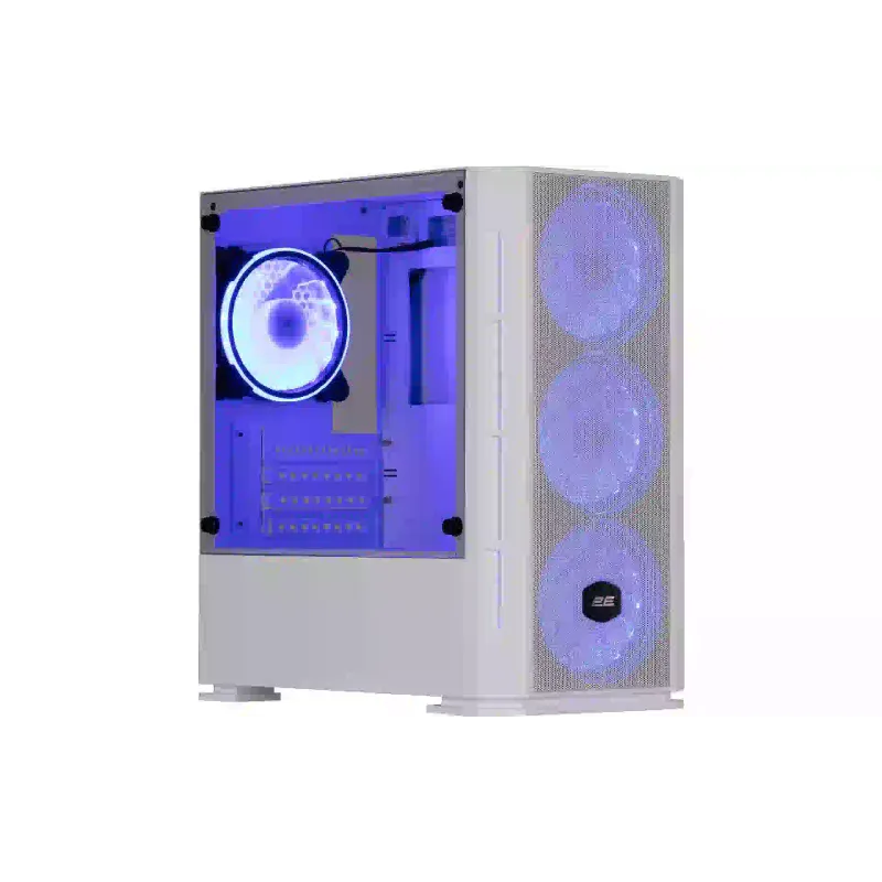 Кутия за компютър 2E Calleo GB700W, White (2E-GB700W)