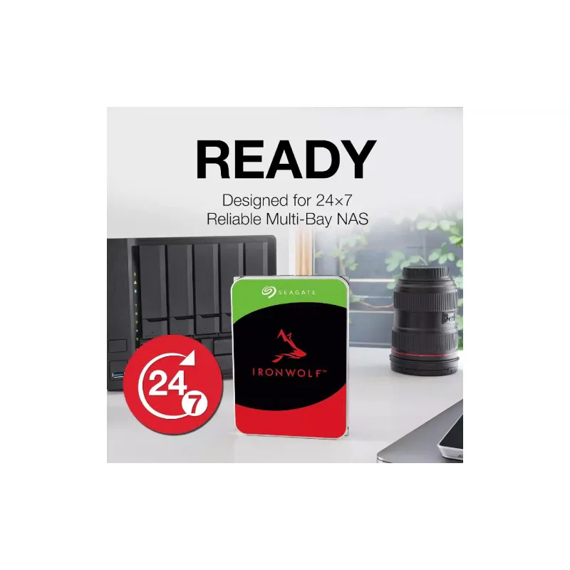 Armazenamento em HDD Seagate IronWolf (ST4000VN006)