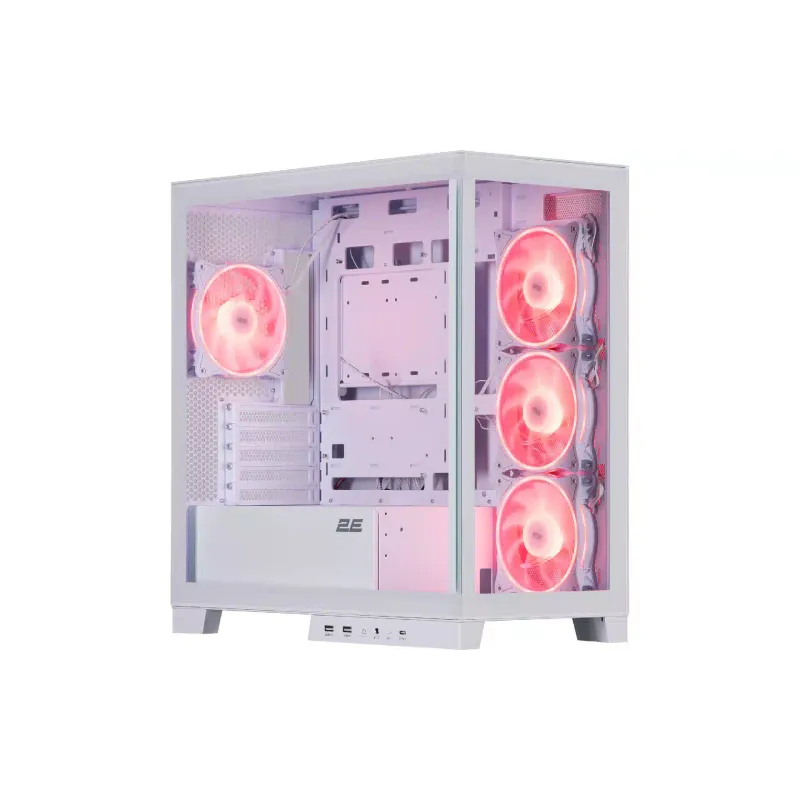 ohišje za računalnik 2E Fantom GK701W, White (2E-GK701W)