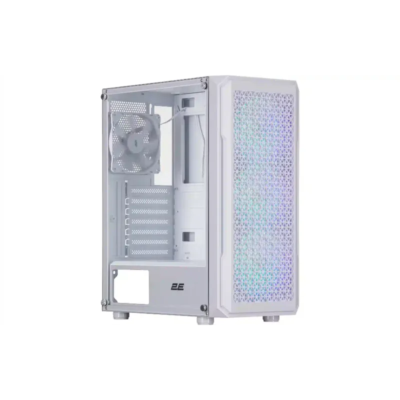 Кутия за компютър 2E Hexagon G338W, White (2E-G338W)