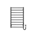 Heated towel rail Mario, Black (2.3.8300.10.BM)