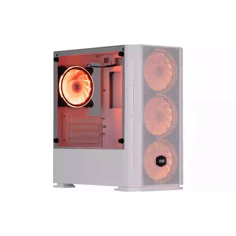 Кутия за компютър 2E Calleo GB700W, White (2E-GB700W)