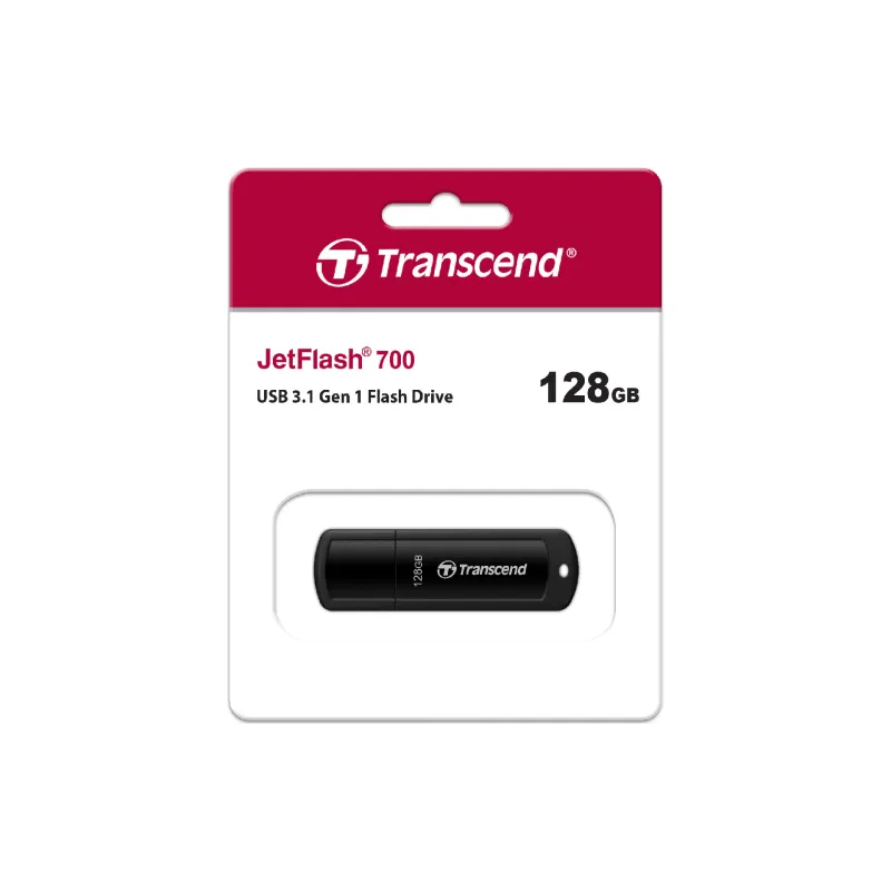 Накопичувач USB Transcend 128Gb Black (TS128GJF700)