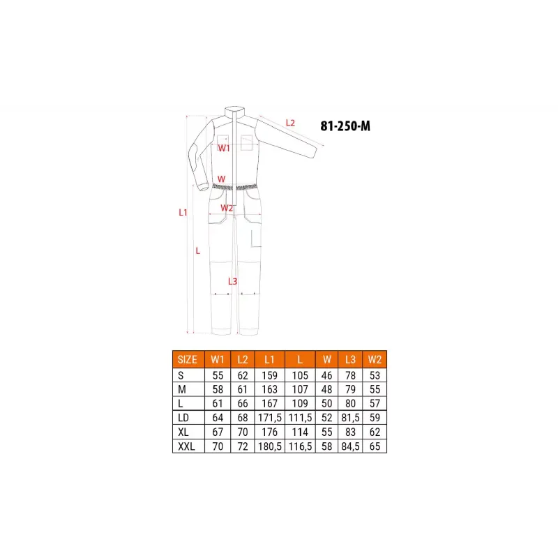 Работни гащеризони Neo Tools, Gray (81-250-M)
