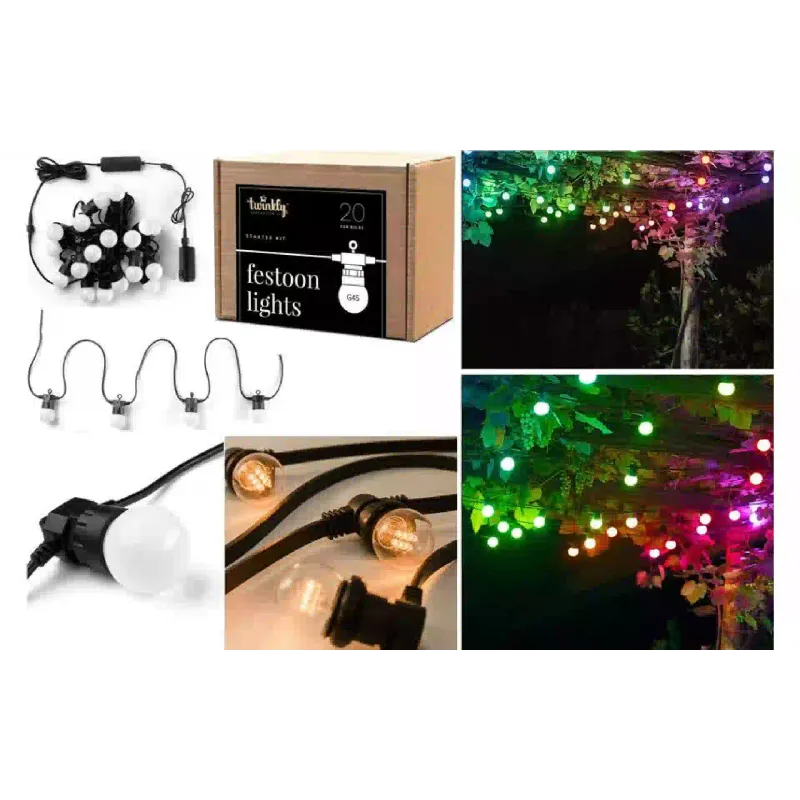 Гарланд Twinkly, Black (TWF020STP-BEU)