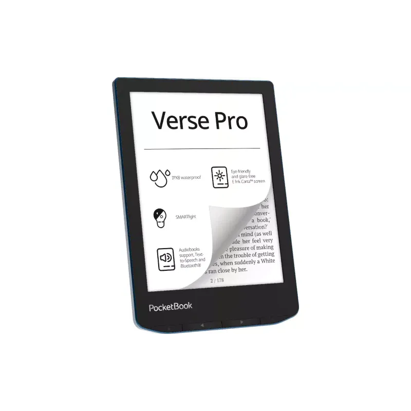 E-könyv Pocketbook 634 Verse Pro, Azure (PB634-A-CIS)