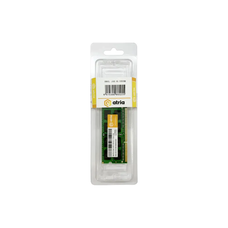 Модуль памяти Atria, DDR3 (UAT31600CL11SLK1/8)