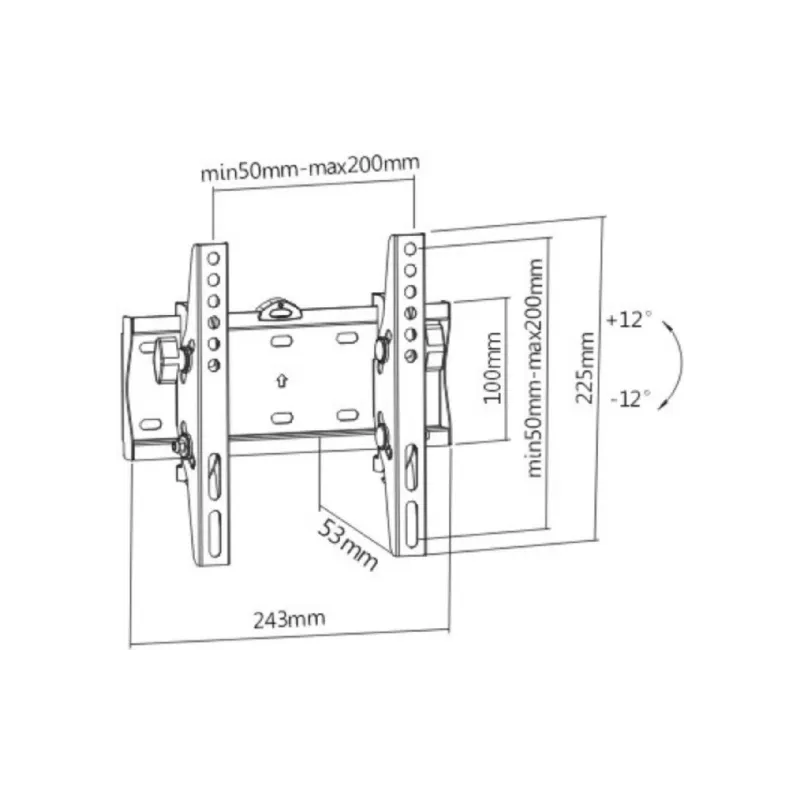 Fali tartó monitorhoz Itech (PB2T)
