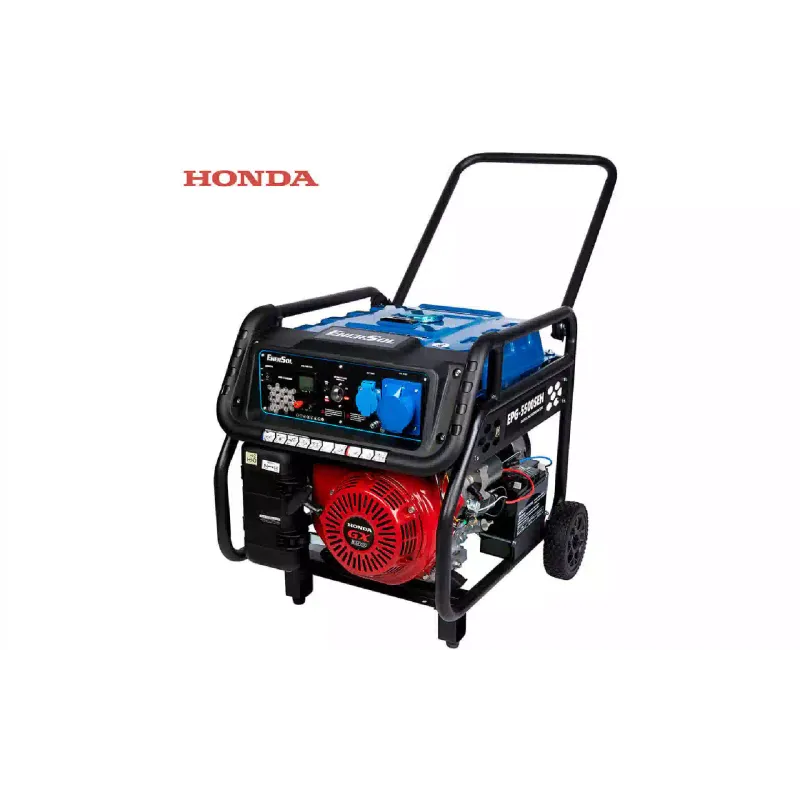 Генератор бензиновый EnerSol, 5.5 кВт, 1 фаза, электростартер (EPG-5500SEH)