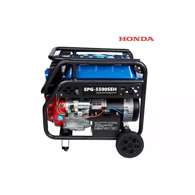 Генератор бензиновый EnerSol, 5.5 кВт, 1 фаза, электростартер (EPG-5500SEH)