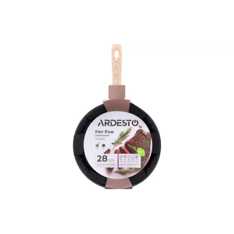 Deep frying pan Ardesto Midori, Black (AR1928MI)
