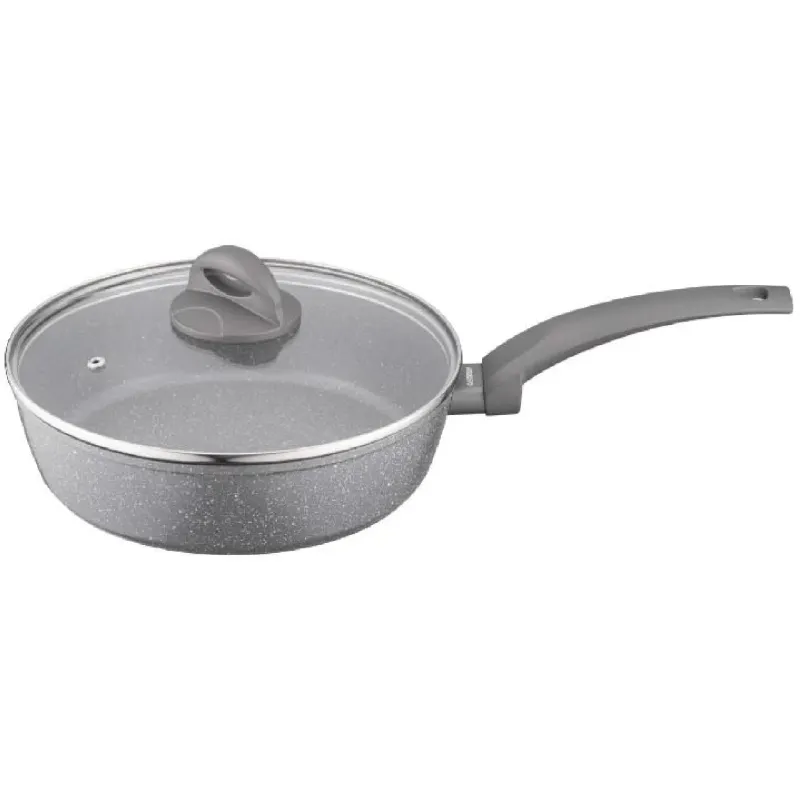 مقلاة عميقة مع غطاء Ardesto Gemini Gourmet Apulia, Gray (AR2424GGL)