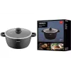 Κατσαρόλα με καπάκι Ardesto Gemini Anzio, Black (AR2426GE)