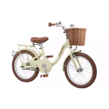 Bicicleta para niños Miqilong LS, Beige (RBB-LS16-BEIGE)