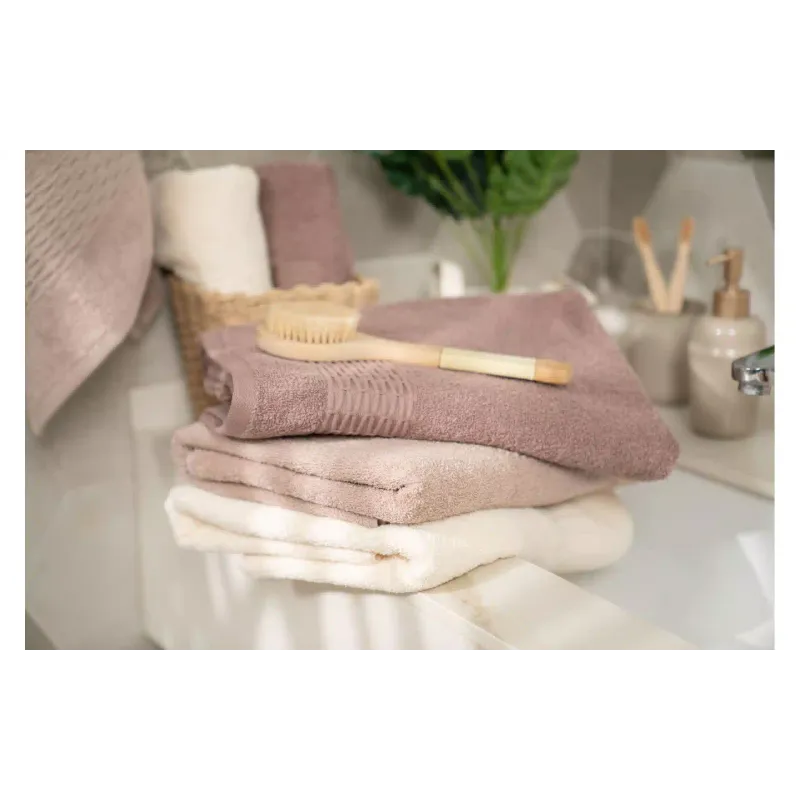 Toalha felpuda Ardesto Lotus, Beige (ART2357NS)