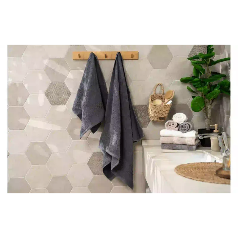 Toalha felpuda Ardesto Lotus, Gray (ART2357MC)