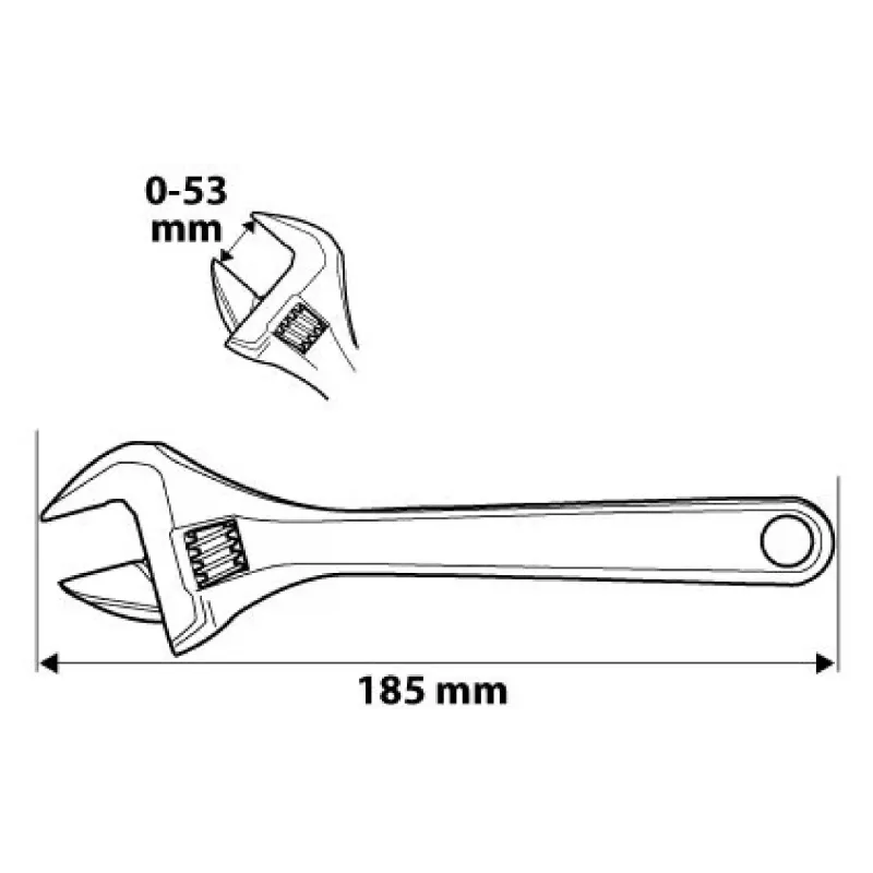 Állítható villáskulcs Neo Tools (03-022)