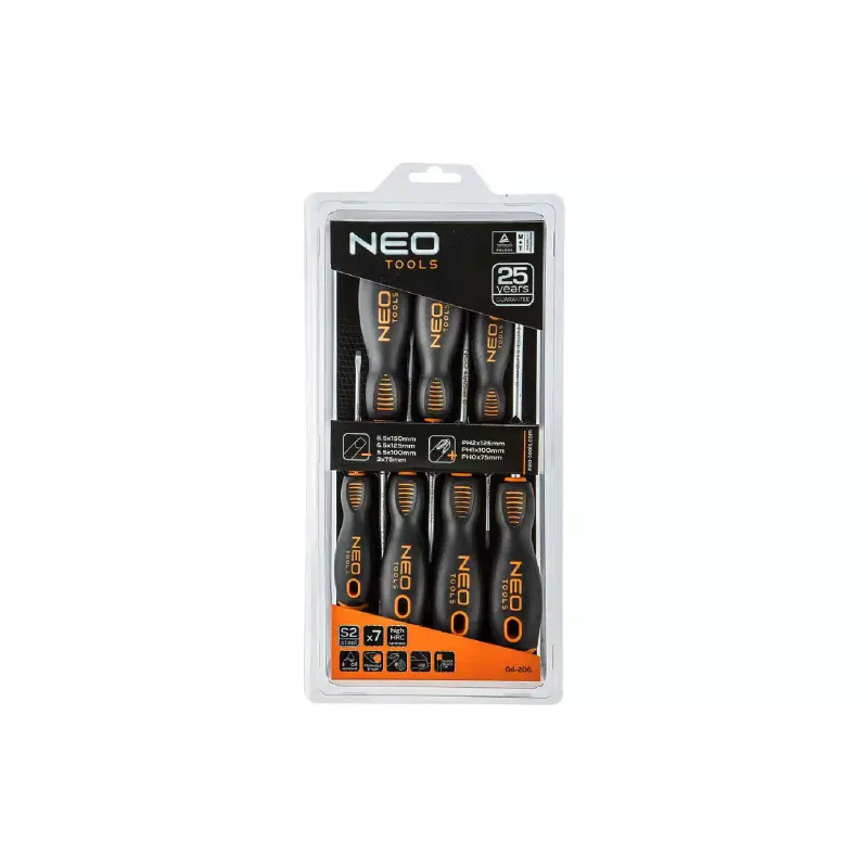 مجموعة مفكات البراغي Neo Tools (04-206)