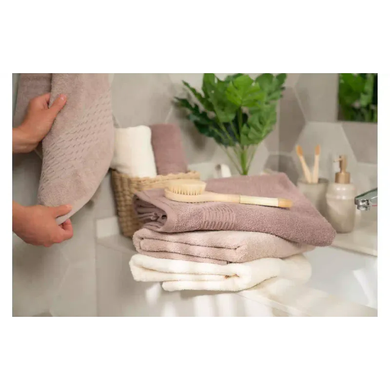 Toalha felpuda Ardesto Lotus, Beige (ART2357NS)