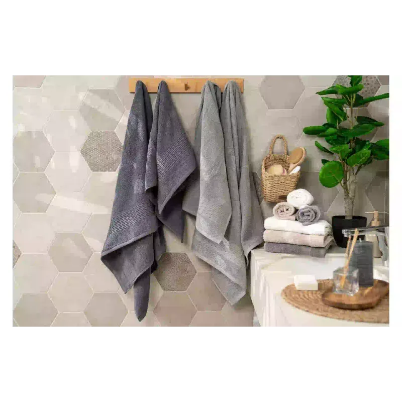 Toalha felpuda Ardesto Lotus, Gray (ART2357MC)