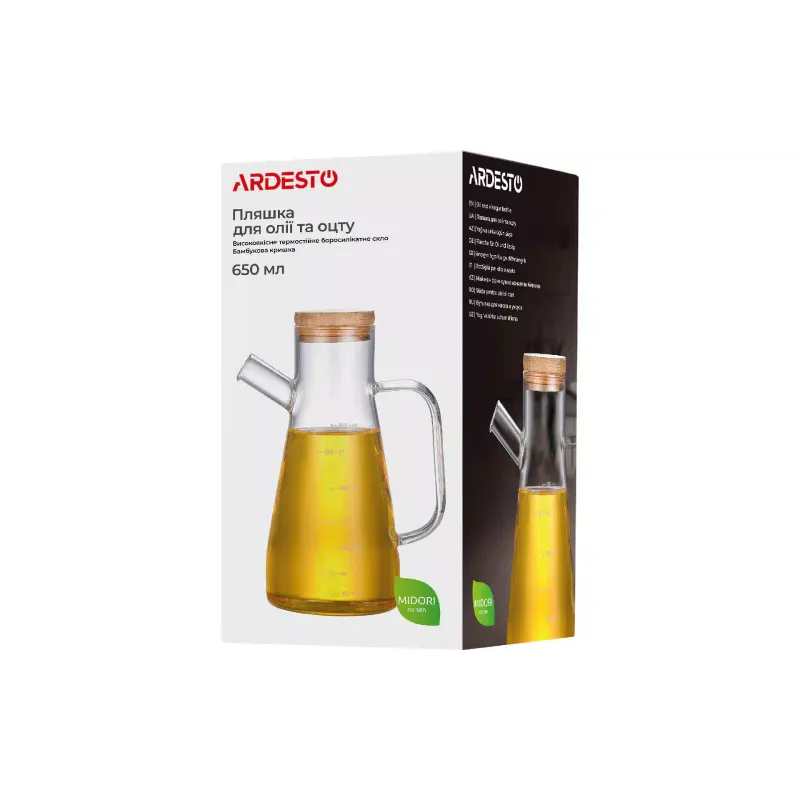 Frasco de óleo Ardesto Midori, Transparent (AR4565BB)