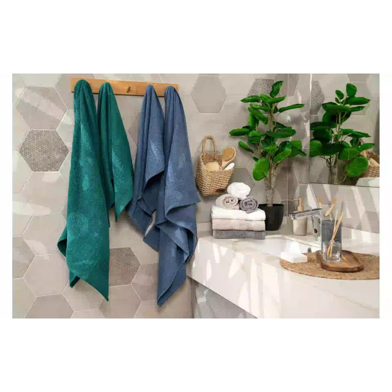 Frottír törölköző Ardesto Lotus, Dark Green (ART2357EM)