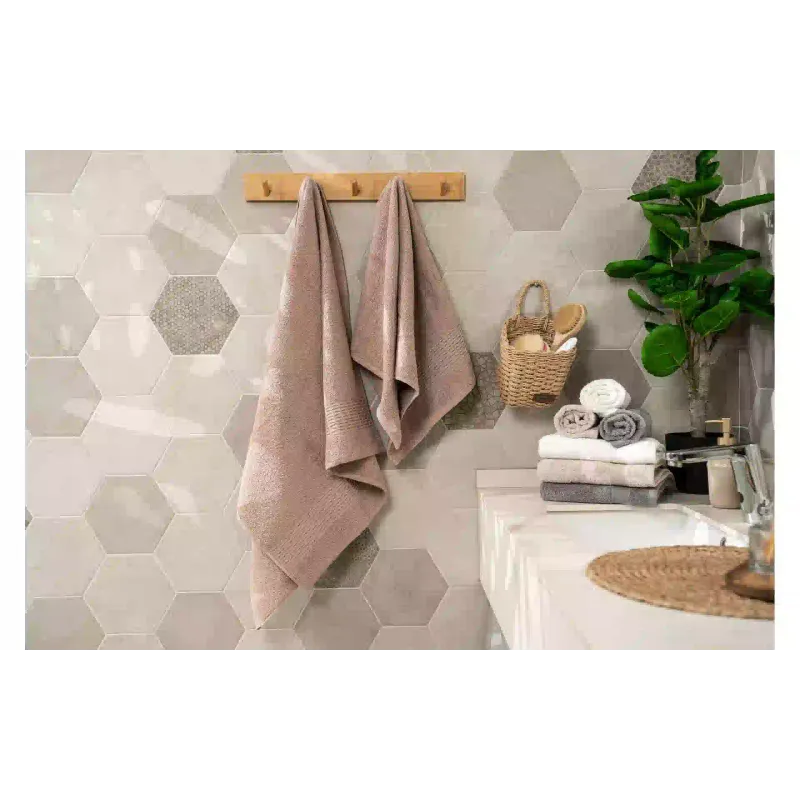 Toalha felpuda Ardesto Lotus, Beige (ART2357NS)