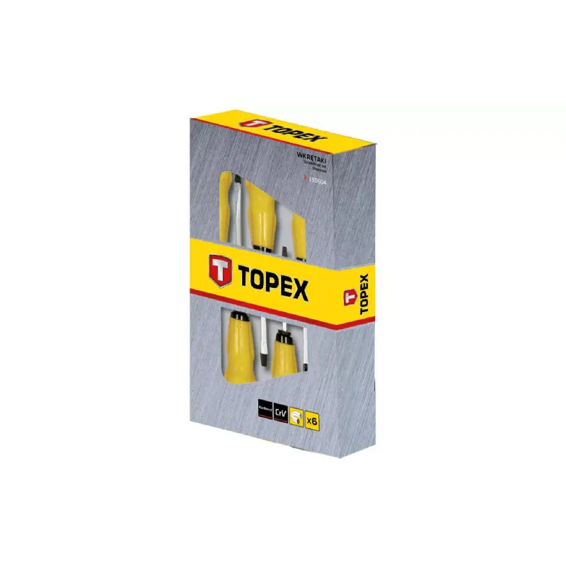 Screwdriver set Topex (39D504)