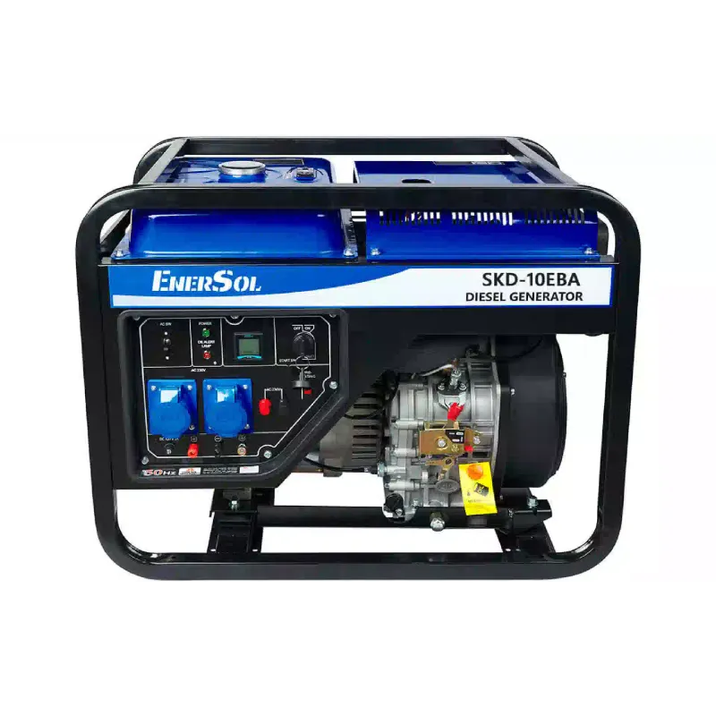 Генератор дизельний EnerSol (SKD-10EBA), 9 кВт, 1 фаза