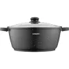 Κατσαρόλα με καπάκι Ardesto Gemini Anzio, Black (AR2426GE)