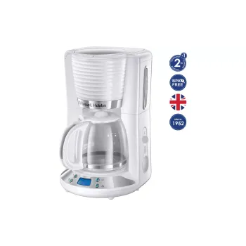 Aparat za kavo s kapljičnim nastavkom Russell Hobbs Inspire, White (24390-56)