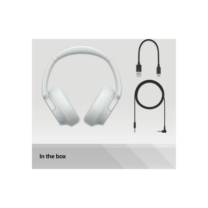 Auriculares Sony, White (WHCH720NW.CE7)