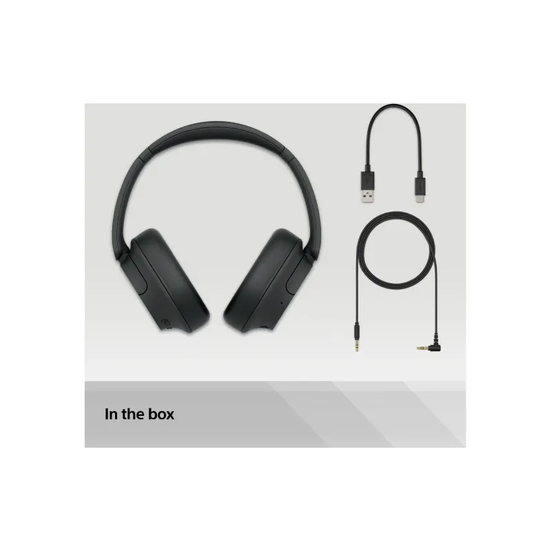 سماعات الرأس Sony, Black (WHCH720NB.CE7)