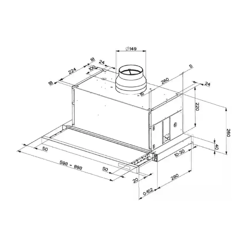 Páraelszívó Faber A90 (315.0635.147)