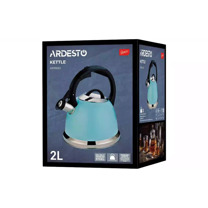 Vízforraló Ardesto, Light Blue (AR1955KS)