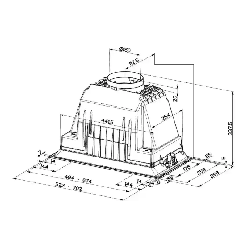 Абсорбатор Faber A52 (305.0602.049)