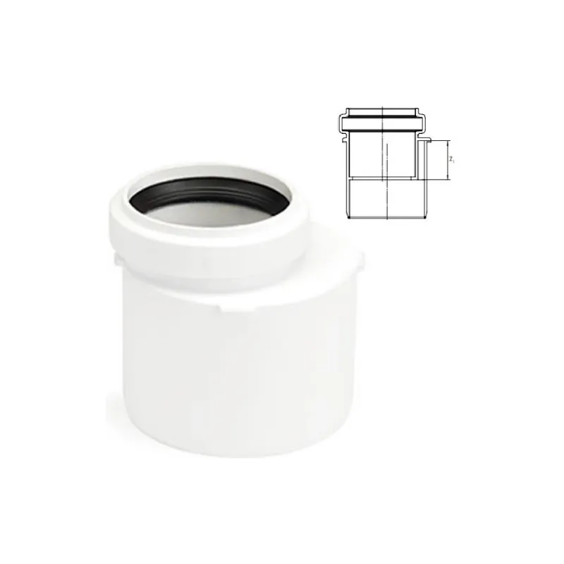 Adaptador Rehau Raupiano Plus, White (120076001)