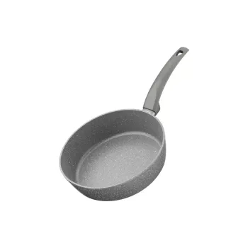 Deep frying pan with lid Ardesto Gemini Gourmet Apulia, Gray (AR2424GGL)