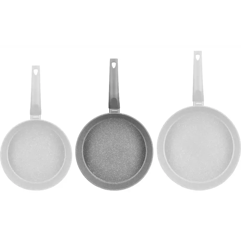 Глибока сковорода з кришкою Ardesto Gemini Gourmet Apulia, Gray (AR2426GGL)