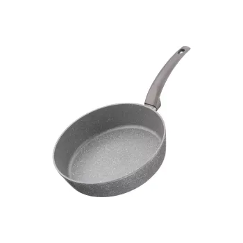 Deep frying pan with lid Ardesto Gemini Gourmet Apulia, Gray (AR2426GGL)