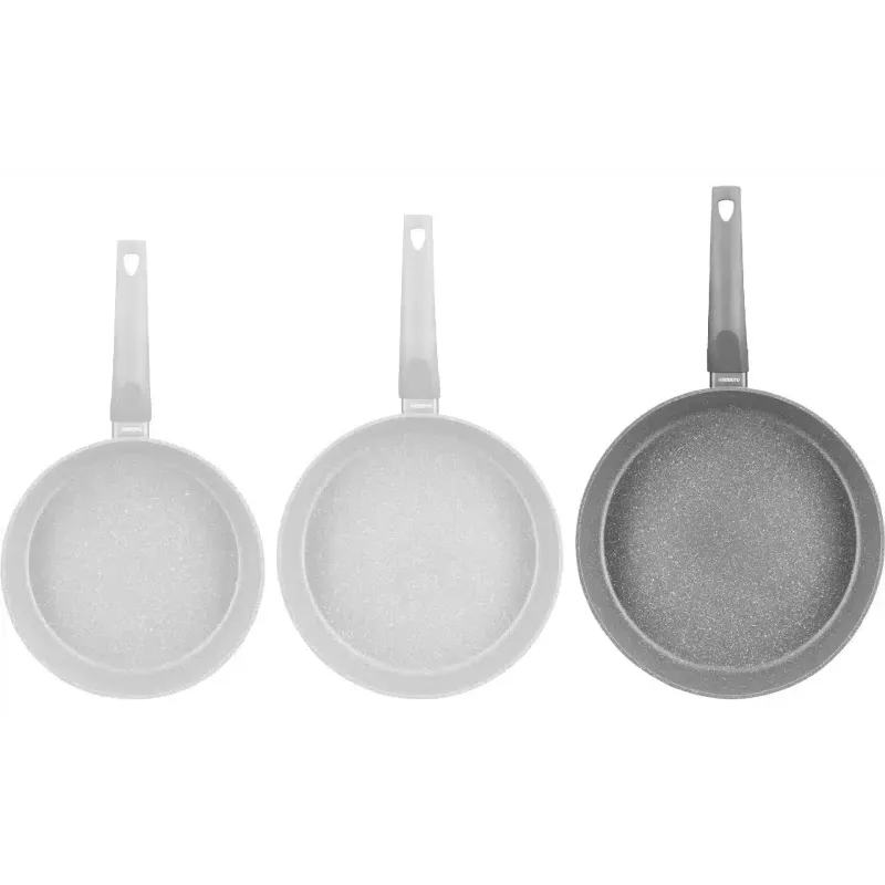 مقلاة عميقة مع غطاء Ardesto Gemini Gourmet Apulia, Gray (AR2428GGL)