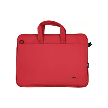 حقيبة كمبيوتر محمول Trust Bologna Slim Laptop Bag, Red (24449)