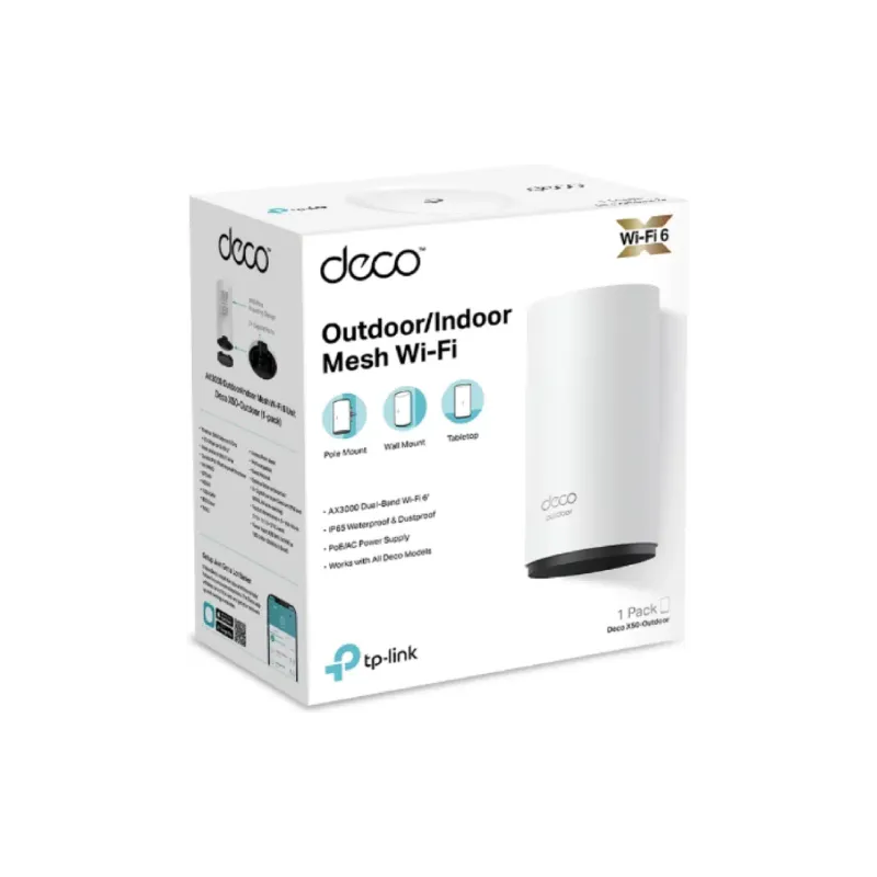 Wi-Fi система TP-Link (Deco X50 Outdoor 1 pack)